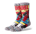 Stance Everyday Crew Men's Socks in Spiderman Comic - On The EDGE