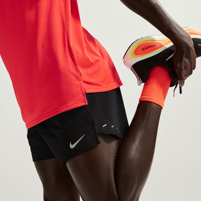 Nike Stride 5" Short | Black / Reflective Silver | Mens