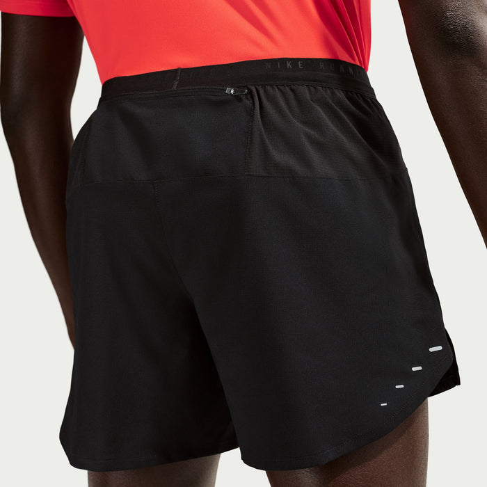 Nike Stride 5" Short | Black / Reflective Silver | Mens