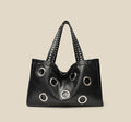 Studded Soft Tote Bag - ÉLUNOR