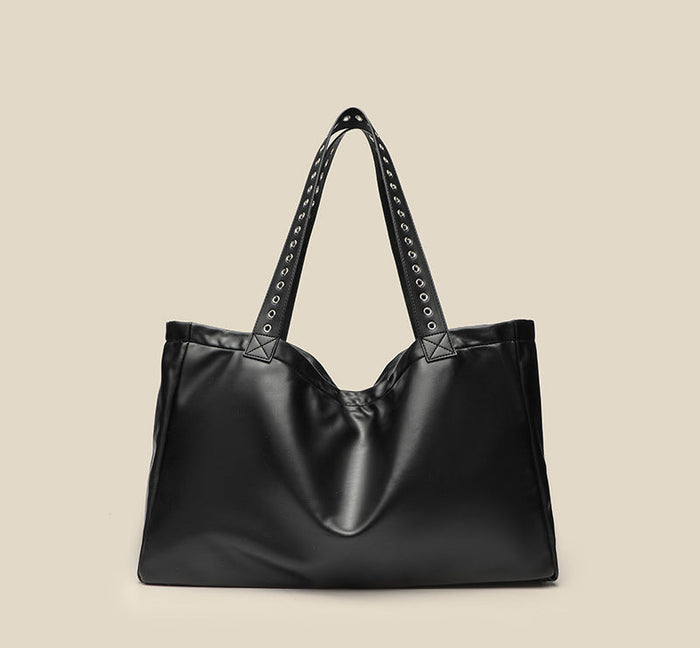 Studded Soft Tote Bag - ÉLUNOR