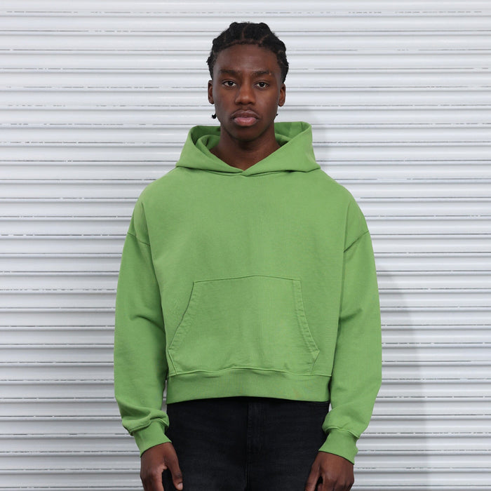The Bowery Crop Hoodie Wasabi Green