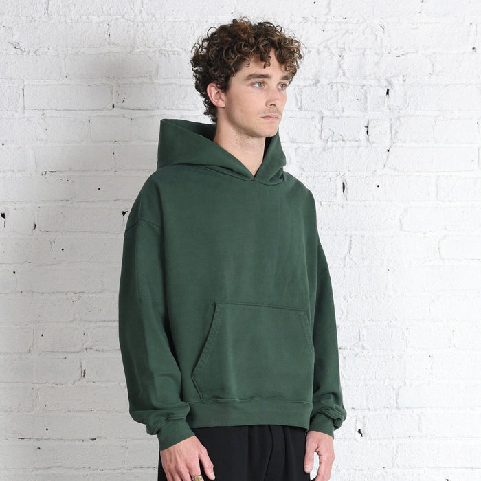 The Bowery Crop Hoodie British Green