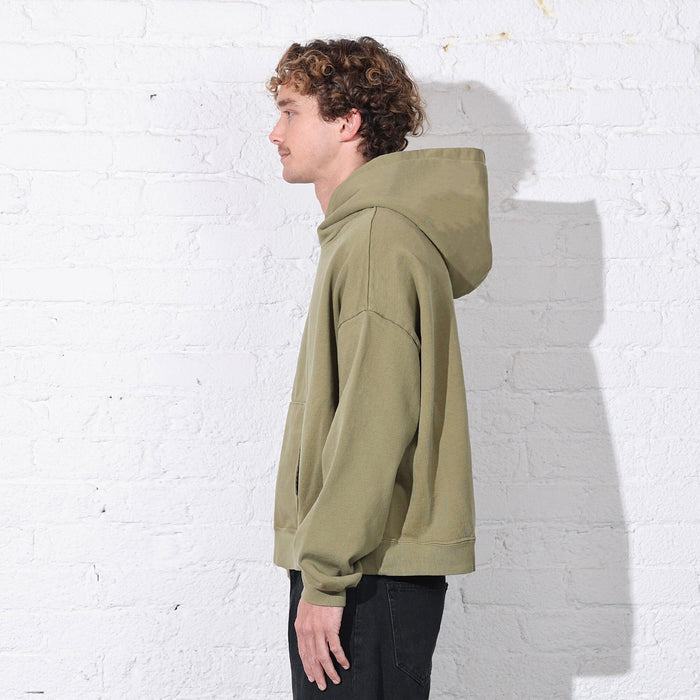 The Bowery Crop Hoodie Martini Olive