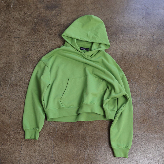 The Bowery Crop Hoodie Wasabi Green