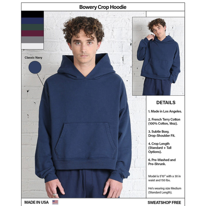 The Bowery Crop Hoodie Mother's Milk