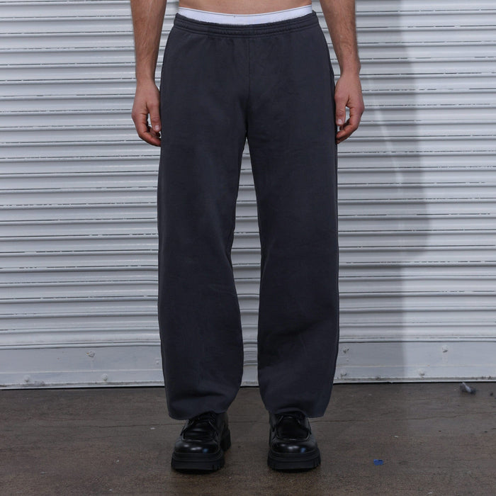 The Ludlow Crop Sweatpants Sweatpants Navy Charcoal