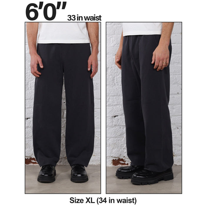 The Ludlow Crop Sweatpants Sweatpants Ash Black