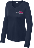 The Mailworks Ladies V-neck L/S Dri fit