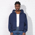 The Mercer Crop Zip II Classic Navy