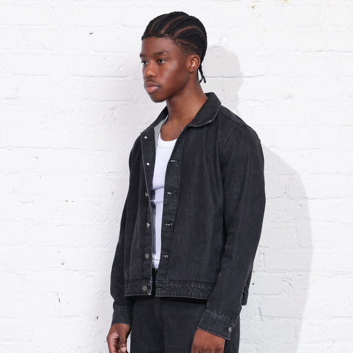 The Tokyo Crop Denim Jacket | Japanese Denim Antique Black