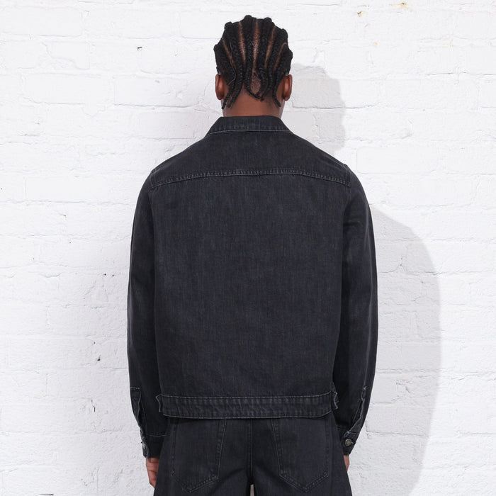 The Tokyo Crop Denim Jacket | Japanese Denim Antique Black