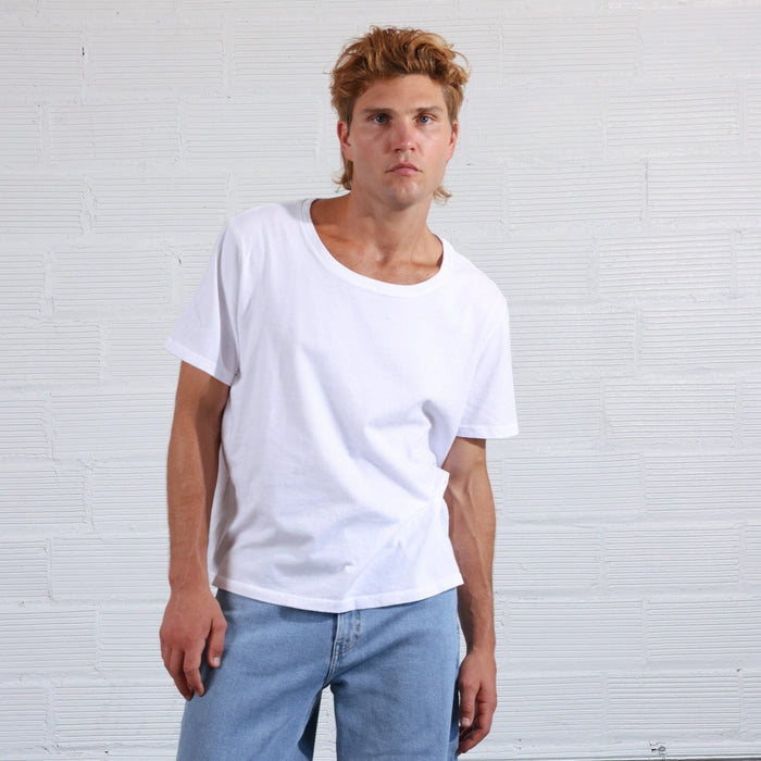 [Pre-Order] The Venice Half-Crop Tee (Restock) T-Shirt Dream White