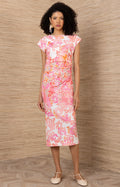 Thora Jersey Dress, color-Pink