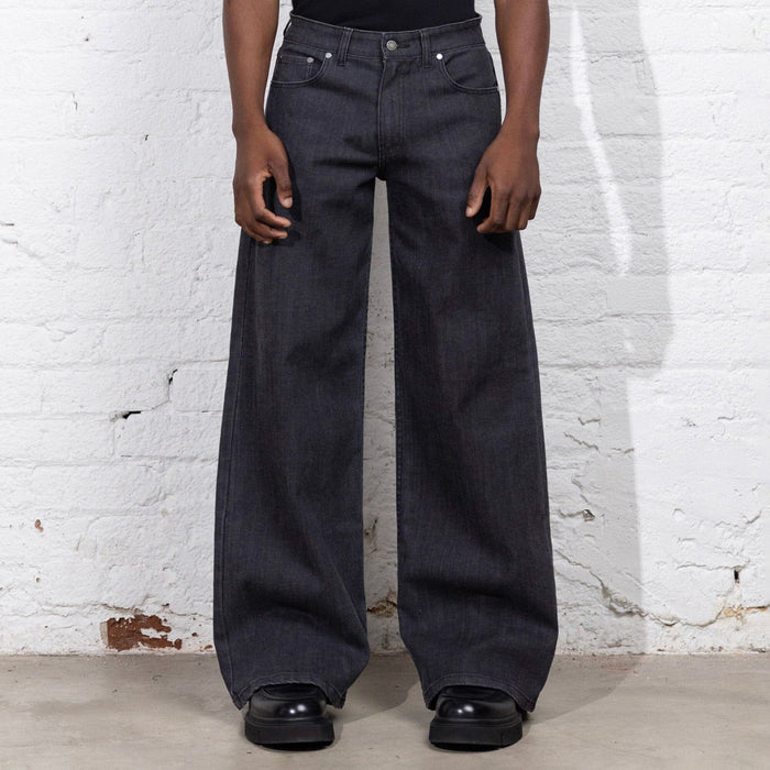 The Tokyo Dad Jeans | Baggy, Wide-Leg Washed Black