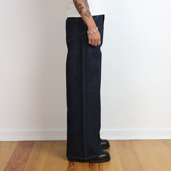 Tokyo Dad Jeans | Baggy, Wide-Leg Raw Indigo