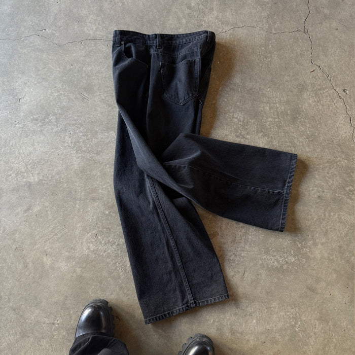 Tokyo Dad Jeans | Baggy, Wide-Leg Metal Black
