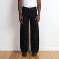 Tokyo Jeans | Straight-Wide | Crosshatch Raw Black | Crosshatch