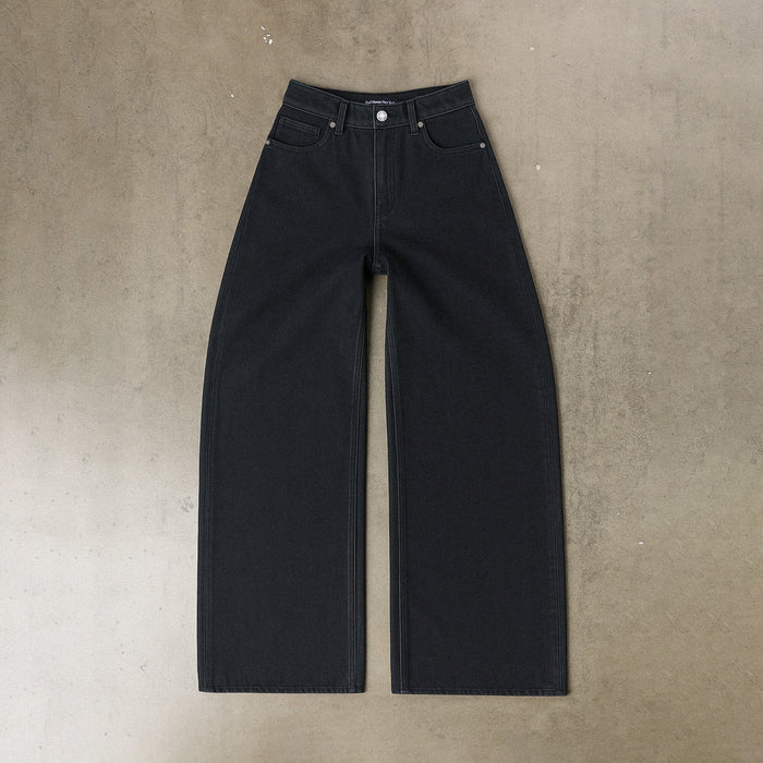 Tokyo Dad Jeans | Super-Baggy Marble Black