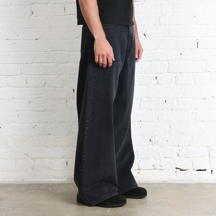 Tokyo Dad Jeans | Super-Baggy Marble Black