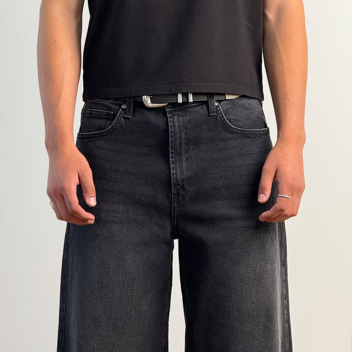 Toluca Dad Jeans II | Flare, Wide-Leg Vintage Black