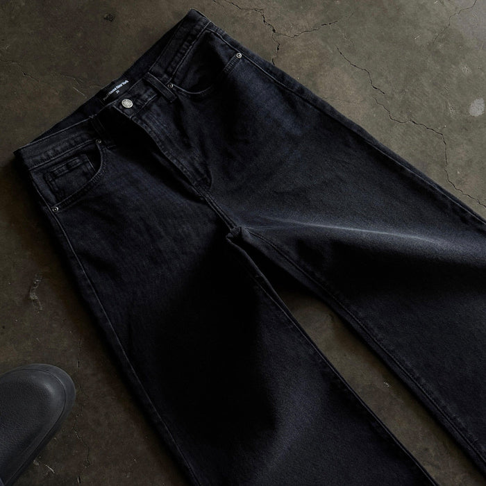 Toluca Dad Jeans II | Flare, Wide-Leg Vintage Black