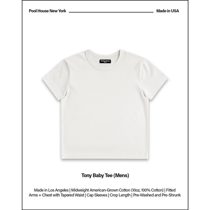 Tony Baby Tee | Men's T-Shirt Natural Off-White