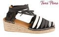 Tp Ribbons Black - Crispins Shoes