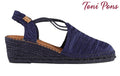 Tp Velvet Navy - Crispins Shoes
