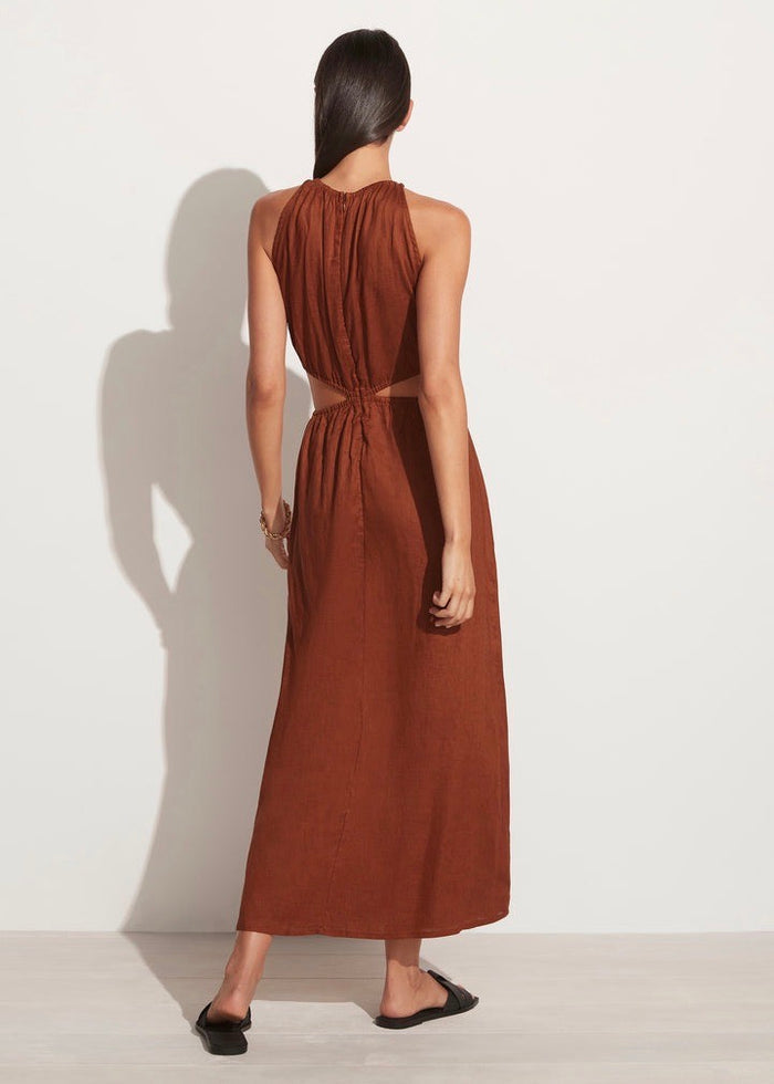 Trapani Midi Dress (Plain Spice)