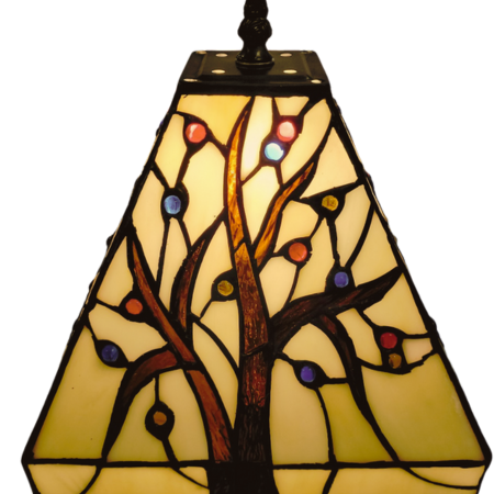 Tree of Life Stained Glass Lamp