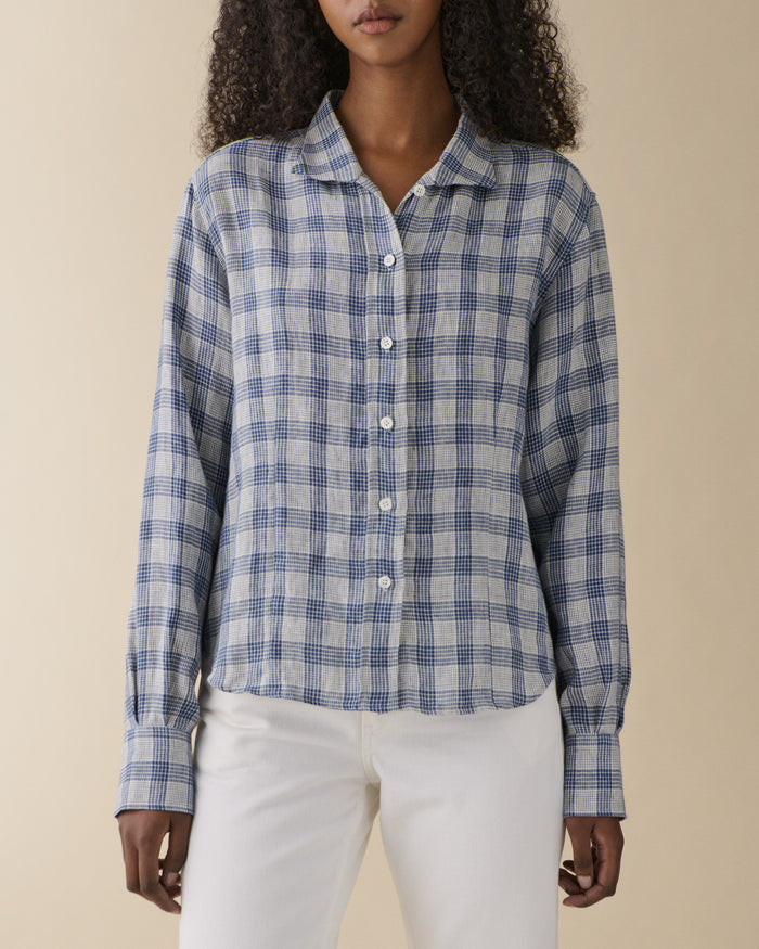 Vera Blue White Check