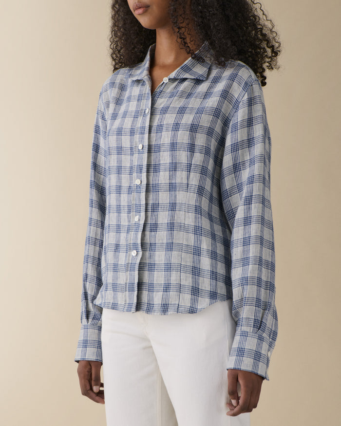 Vera Blue White Check