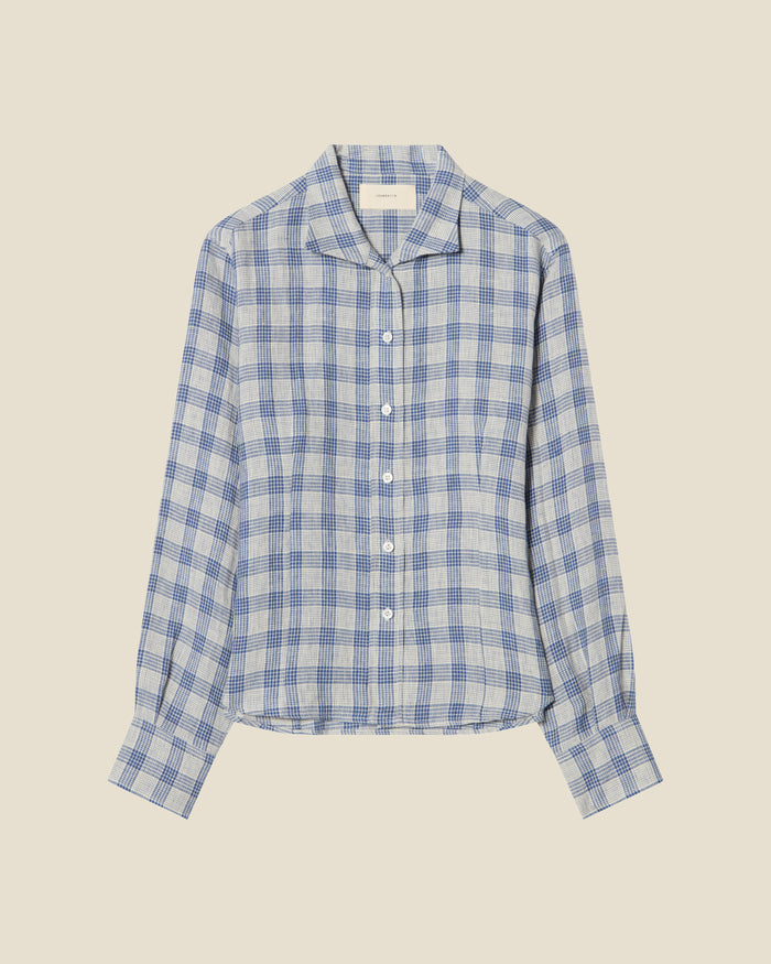 Vera Blue White Check