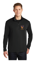 VHS VOLLEYBALL 1/4 ZIP BLACK PULLOVER (ST357)
