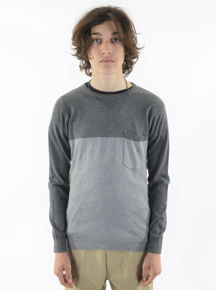 VOLCOM ALDO SWEATER MAGLIONE GRIGIO