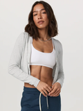 Vuori Long Sleeve Pose Mini Cardigan