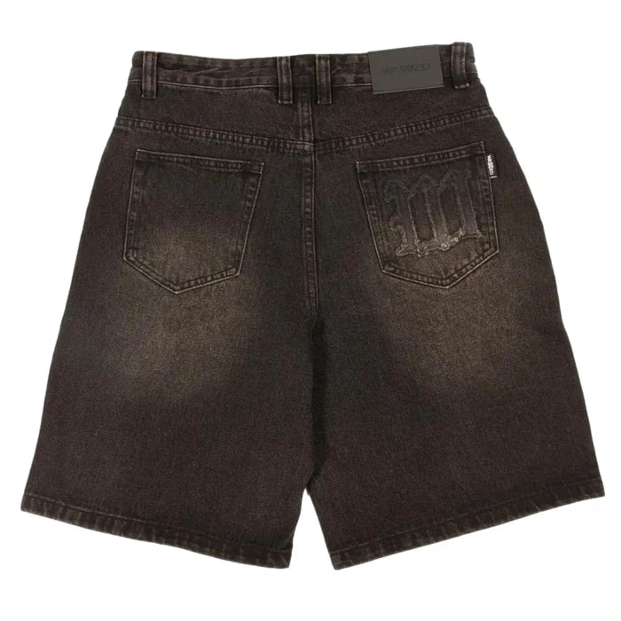 wasted paris sandblast casper shorts black