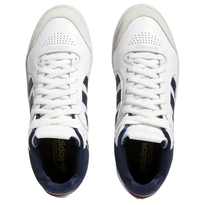 Adidas White Blue Tyshawn Scarpa
