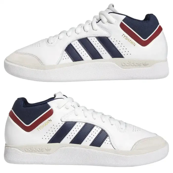 Adidas White Blue Tyshawn Scarpa