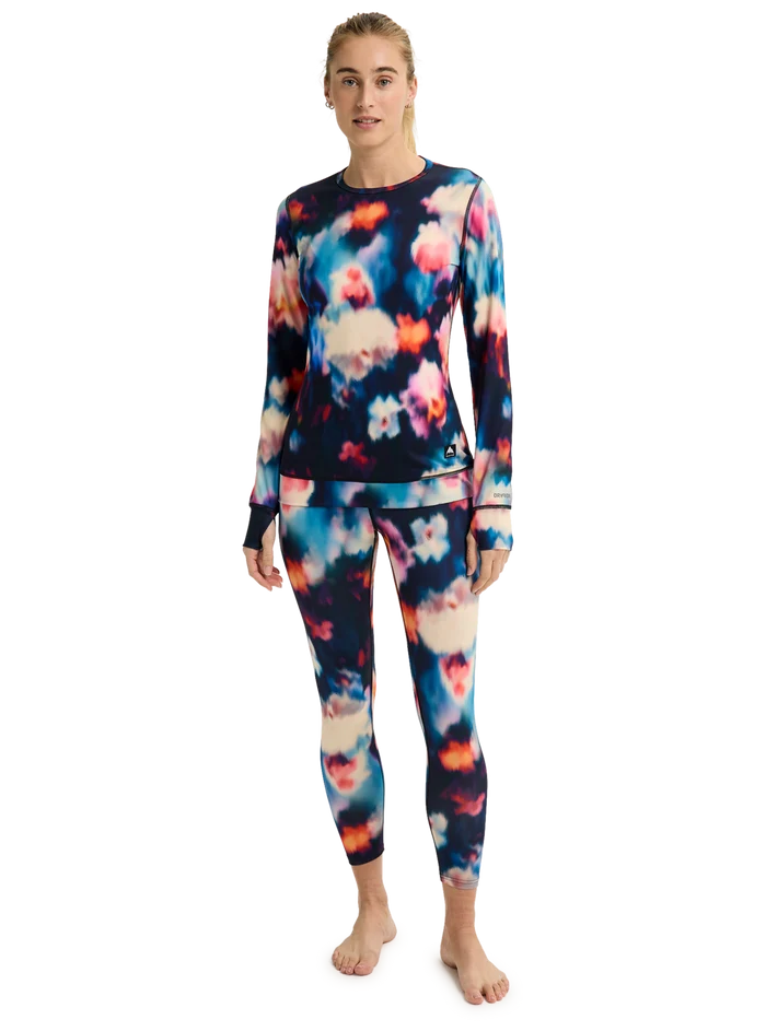 Product image of Women's Burton Midweight Base Layer Crewneck[Variant:Floral Blur]