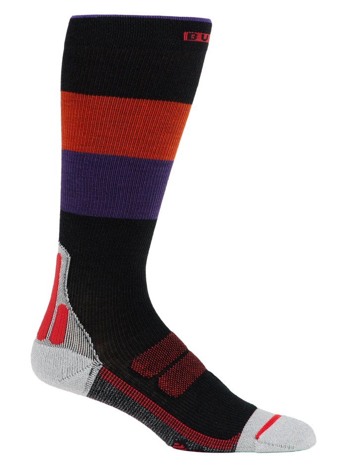 Product image of Women's Burton Performance + Ultralight Compression Socks[Variant:Prism Violet / Fiesta Red]
