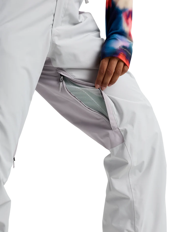 Product image of Women's Burton Reserve 2L Pants[Variant:Gray Cloud / Washed Lavender]