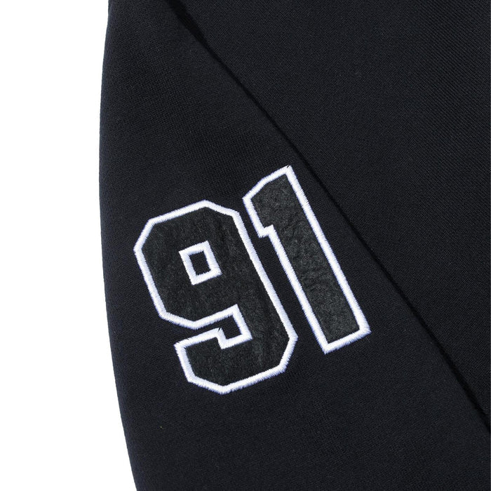 X large arch logo half zip black,