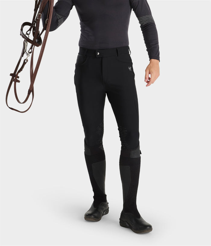 X-perform ICONIC | Black | Pantalon d'équitation homme| Horse Pilot