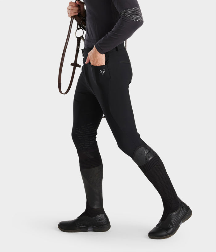 X-perform ICONIC | Black | Pantalon d'équitation homme| Horse Pilot