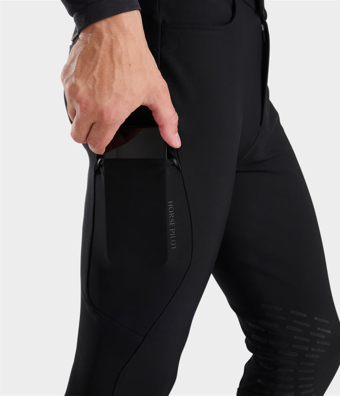 X-perform ICONIC | Black | Pantalon d'équitation homme| Horse Pilot